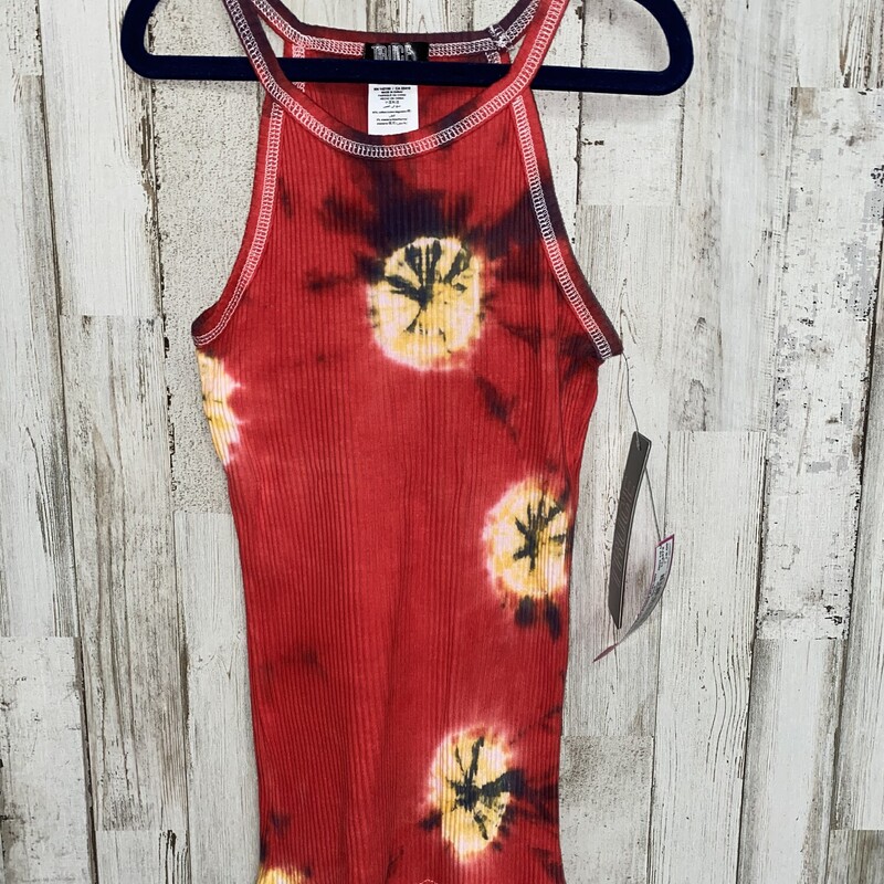 NEW 14 Red Dye Tank, Red, Size: Girl 10 Up