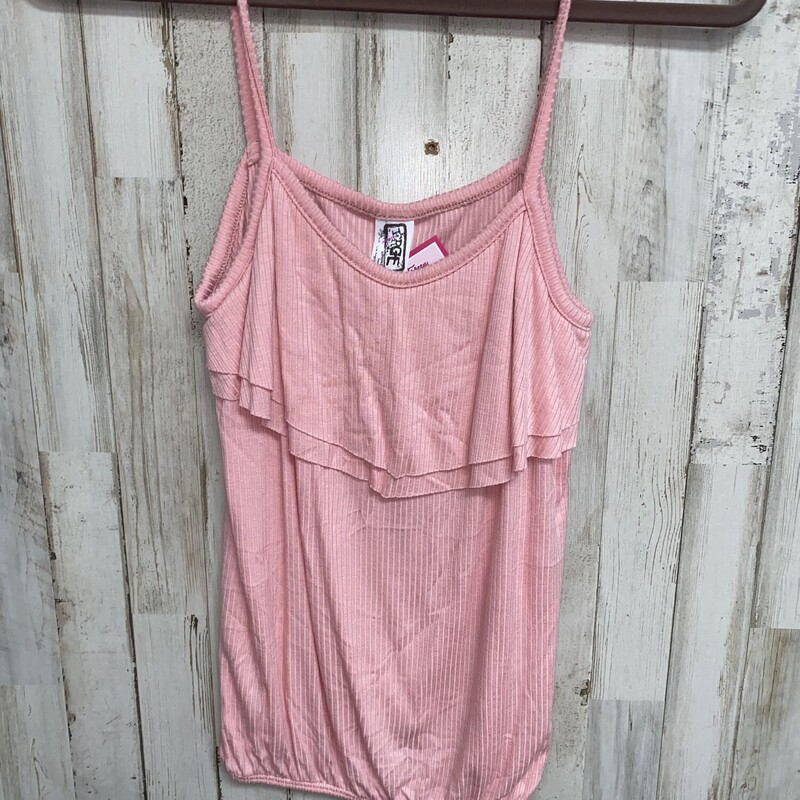 NEW 14 Pink Ribbed Cami, Pink, Size: Girl 10 Up
