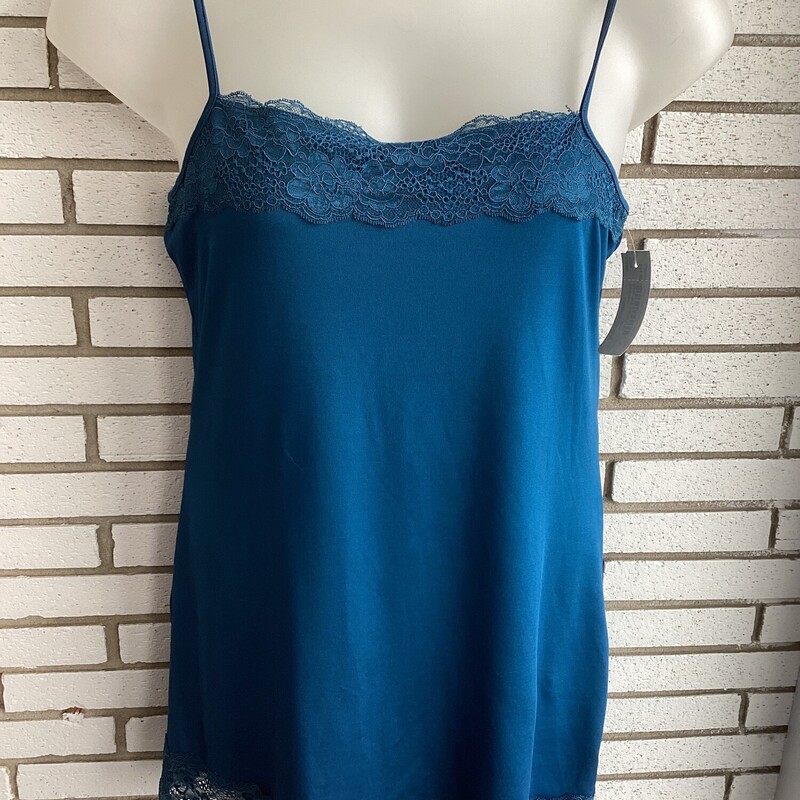 Spag Strp Top W Lace