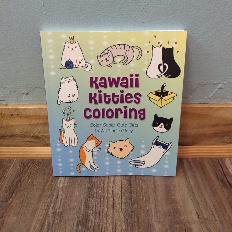 Kawaii Kitties Coloring B, Purple, Size: Book
