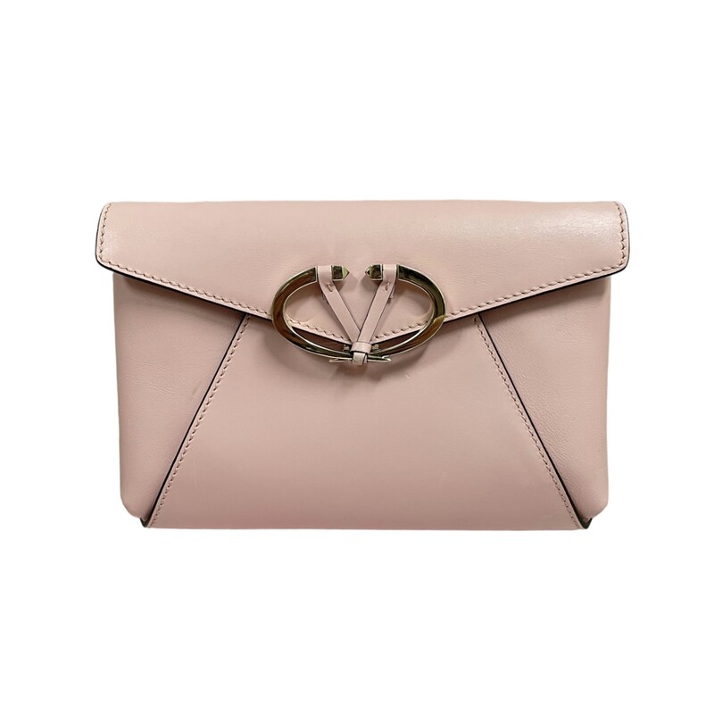 Valentino Leather Cultch Pink