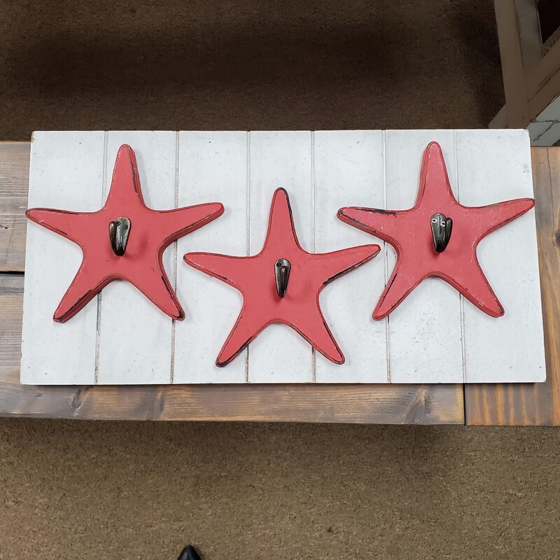 Wall Coat Hanger Red Star