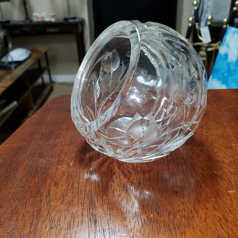 Cut Crystal Orb Ashtray