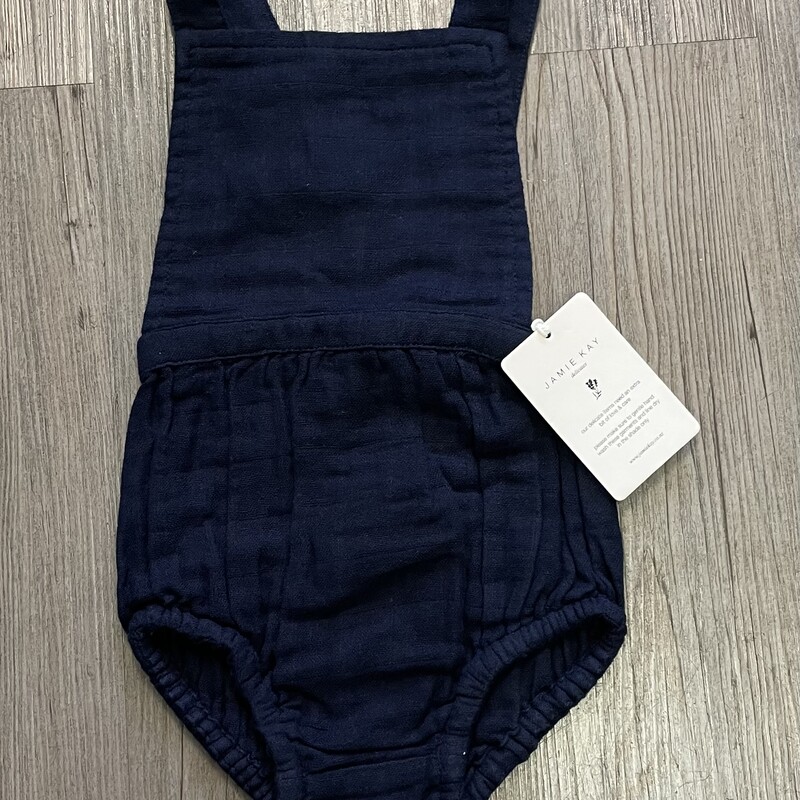 Jamie Kay Romper, Navy, Size: 6-12M
NEW With Tag