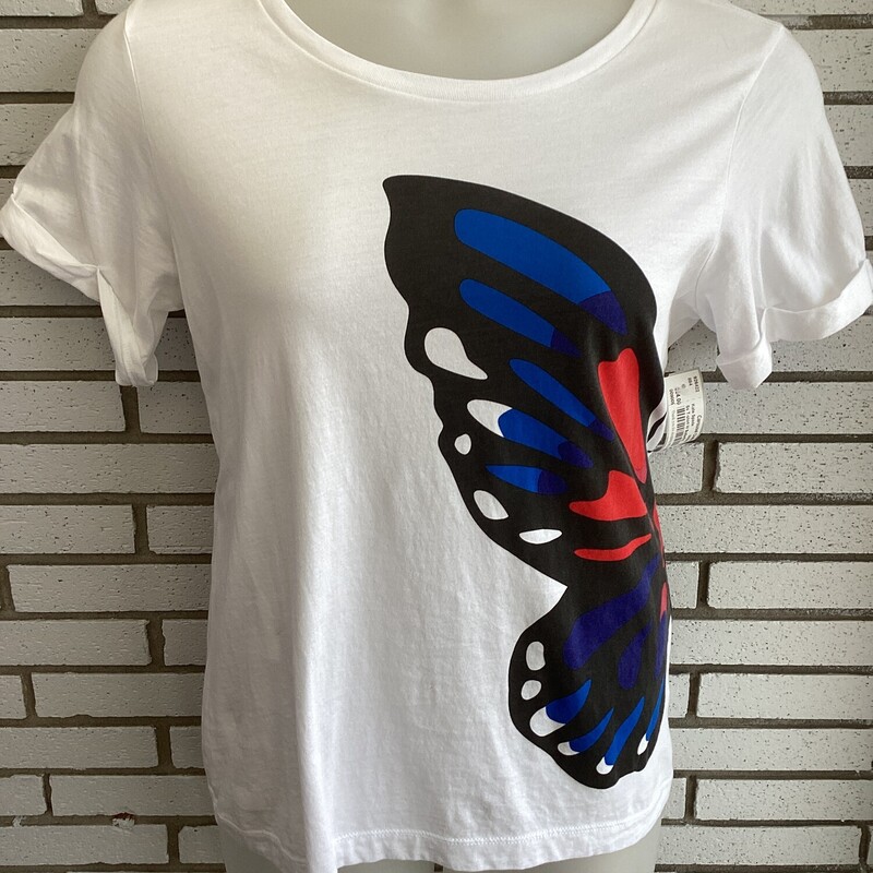 Ss T-shirt W Butterfly
