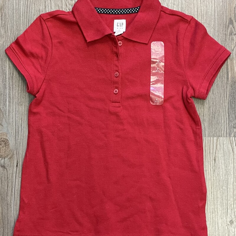 Gap Polo, Red, Size: 6-7Y
NEW