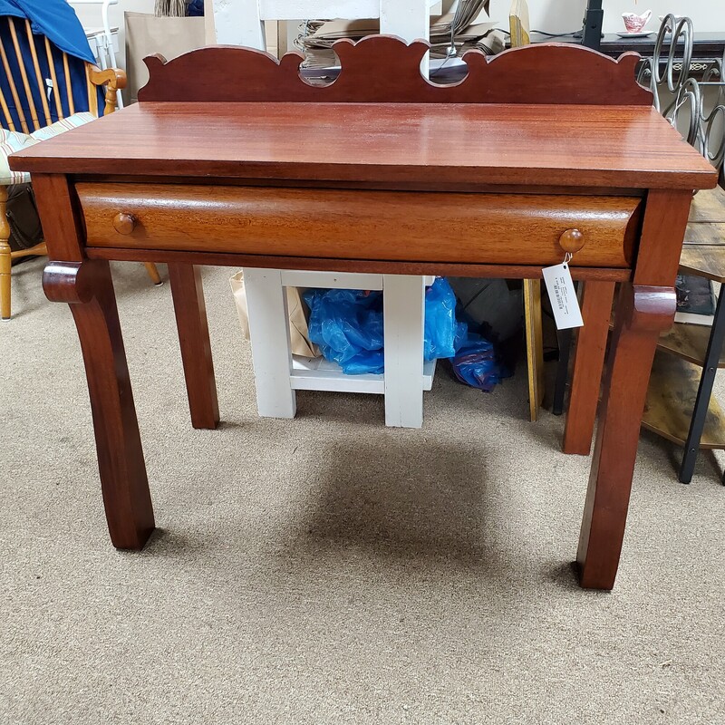 Antique Desk, Cherry, Size: 19x38x30