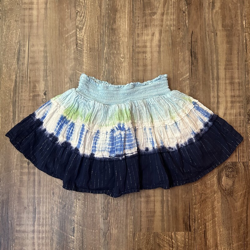 Justice Tie Dye Skirt Blu