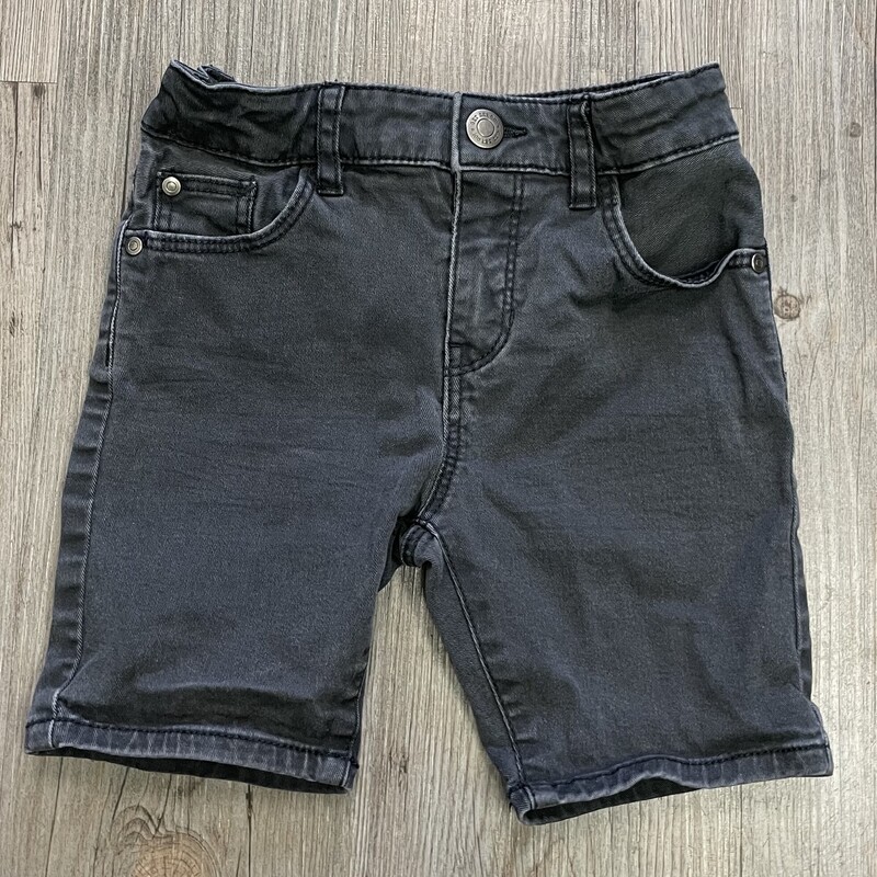 H&M Denim Shorts, Black, Size: 3-4Y