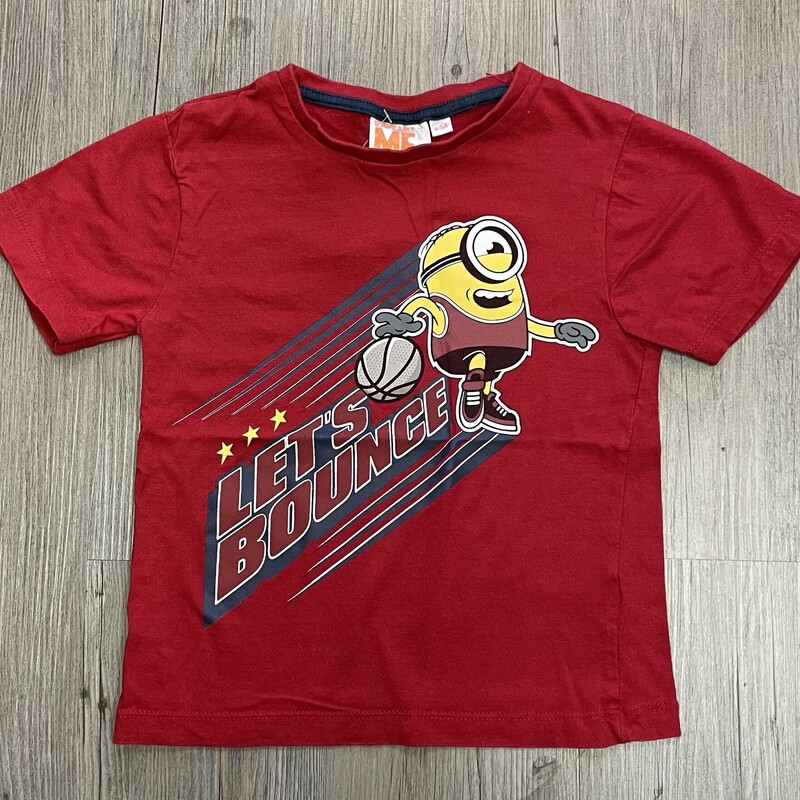 Despicable Me Tee, Red, Size: 4-5Y