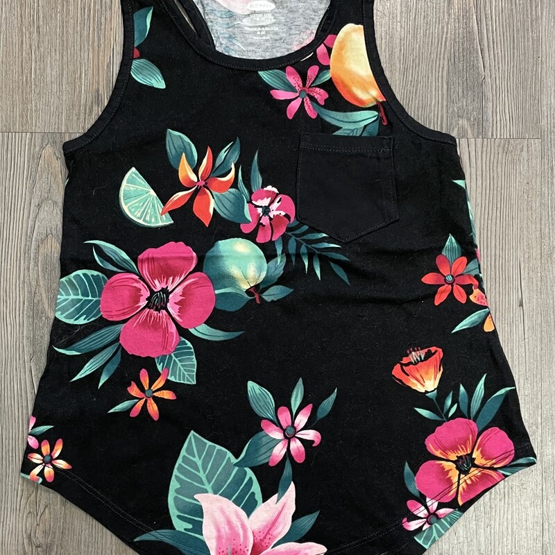 Old Navy Tank Top, Floral, Size: 8Y