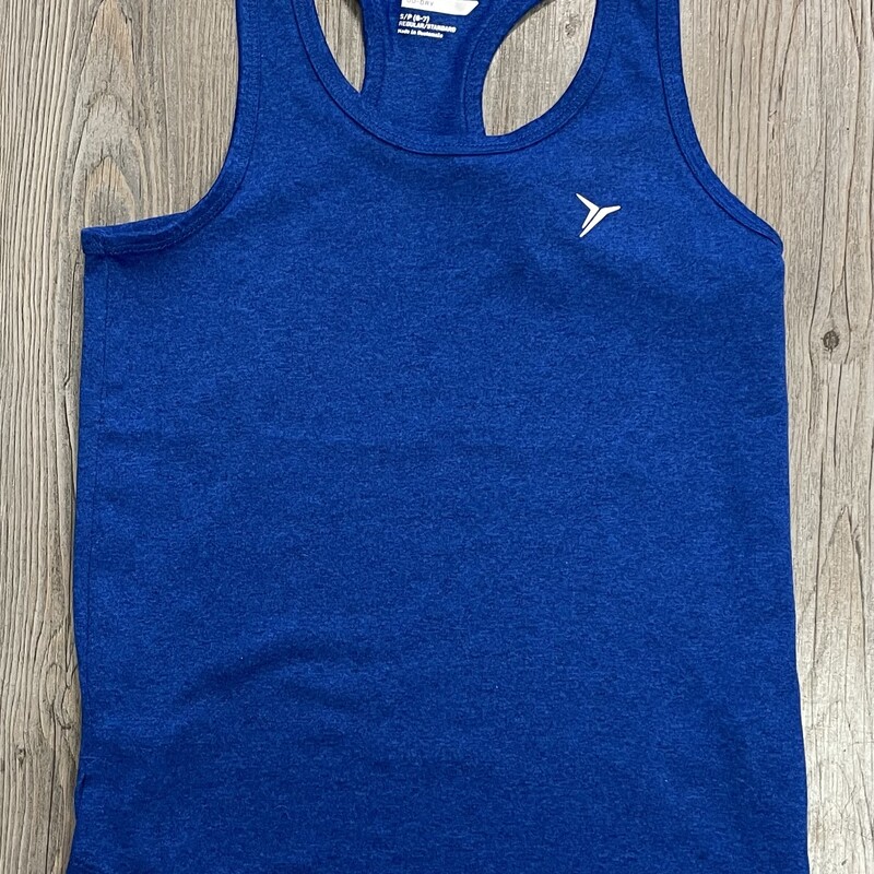 Old Navy Active Tank Top, Blue, Size: 6-7Y