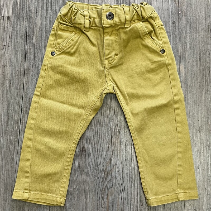 Noppies Jeans, Olive, Size: 12-24M
