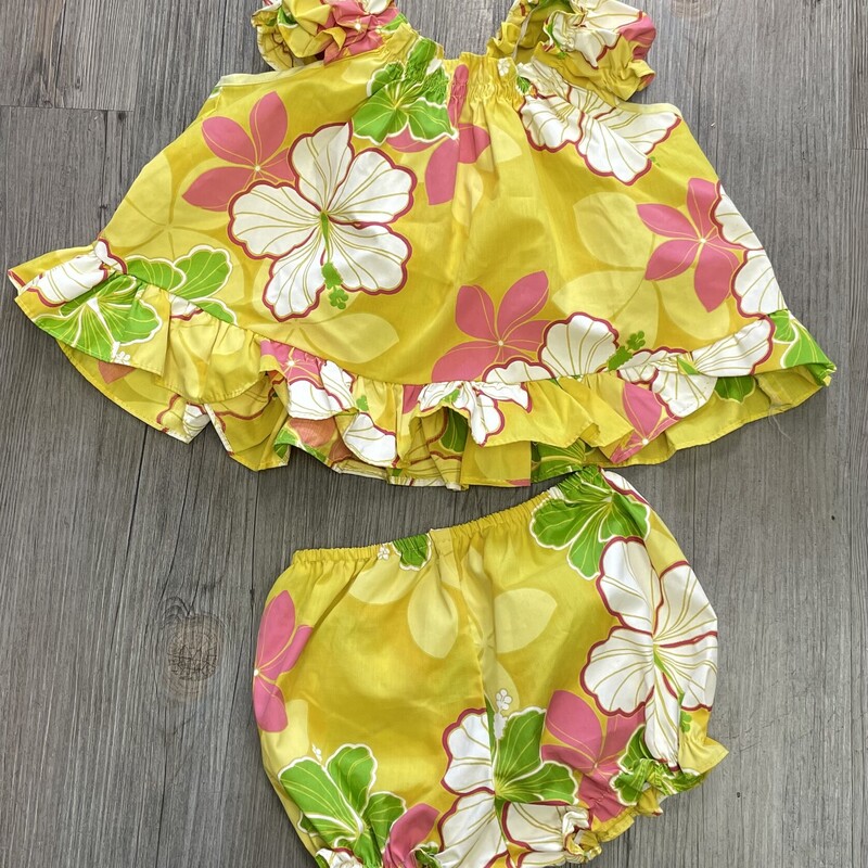 2pc Baby Clothing, Floral, Size: 12M