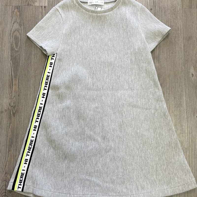 Zara Dress, Grey, Size: 8Y