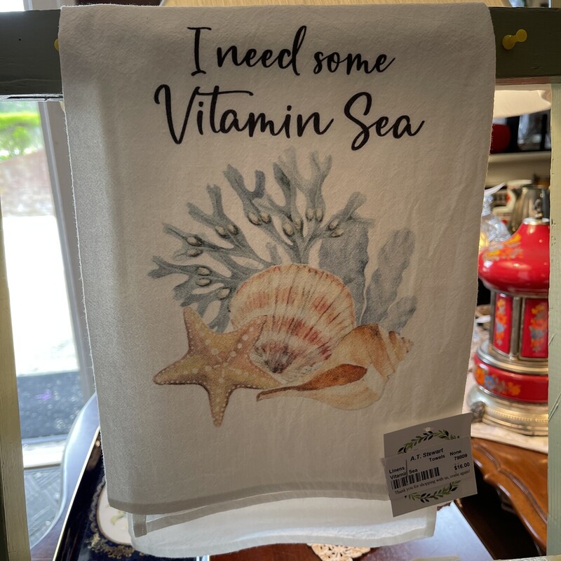 Vitamin Sea Towel, Sisters, Size: None