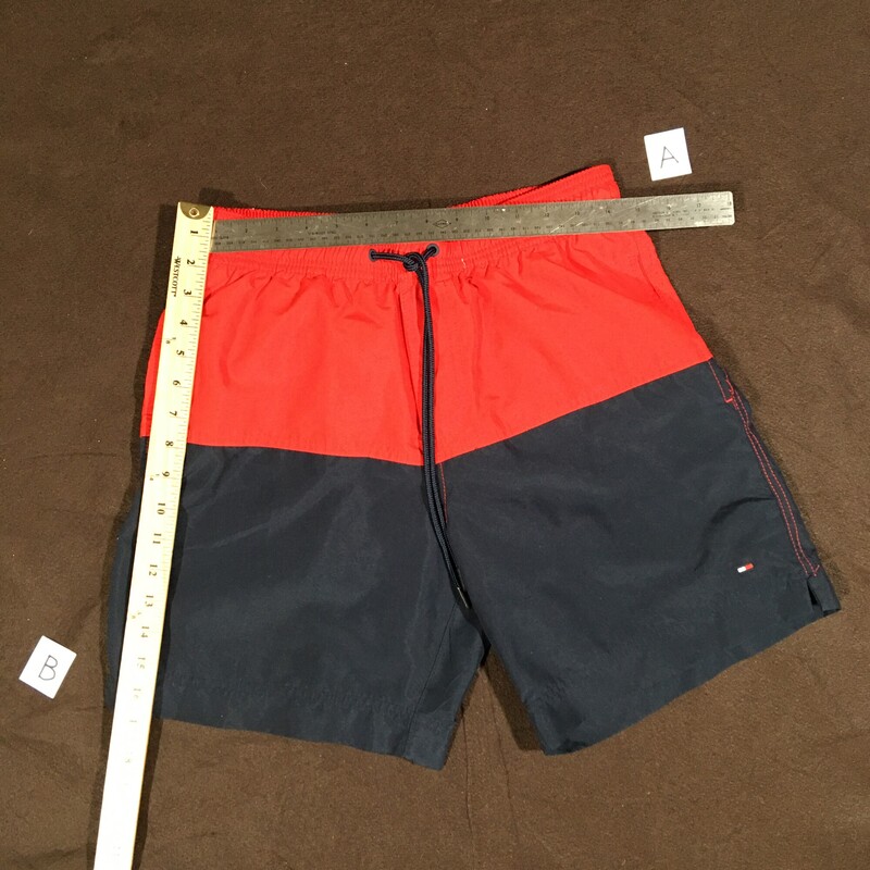 Tommy Hilfiger, Red And, Size: Medium