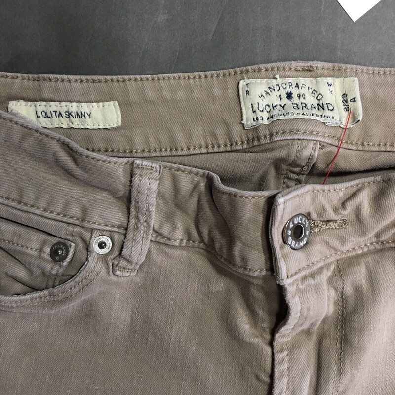 Lucky Brand, Baige, Size: 8/29
