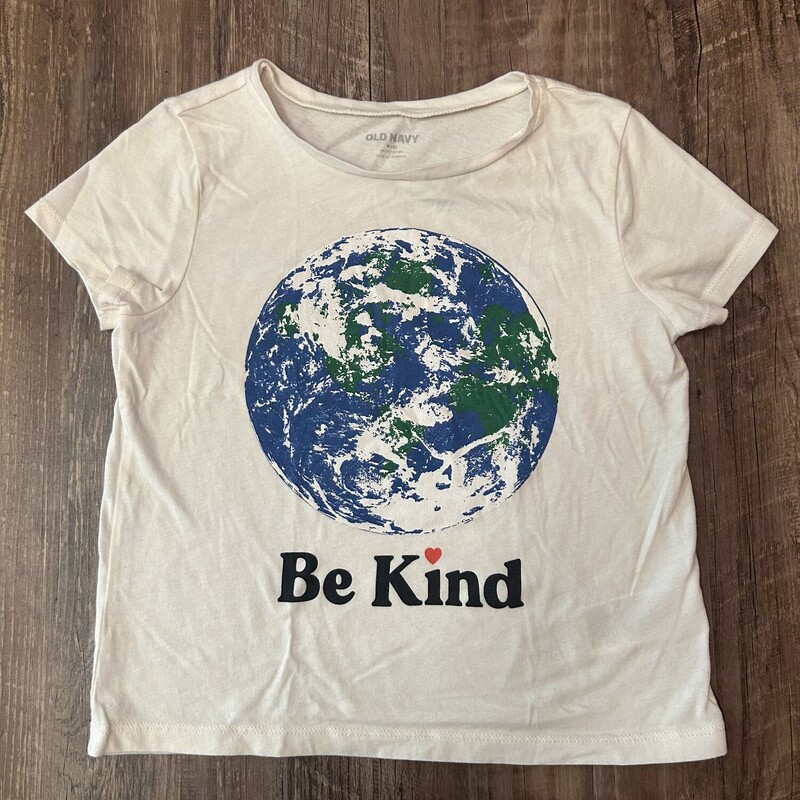 Be Kind Tee, White, Size: Youth M