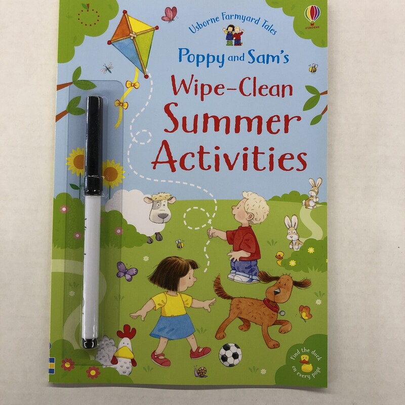 Summer Activities, Size: Wipe Clean, Item: NEW