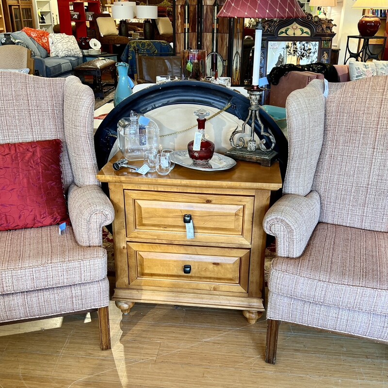 Wingback,Chair
Size: 33x28x42

Second one available Item #7439