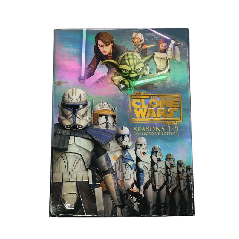 The Clone Wars Seasons 1-5 Collectors Edition, DVD

Located at Pipsqueak Resale Boutique inside the Vancouver Mall or online at:

#resalerocks #pipsqueakresale #vancouverwa #portland #reusereducerecycle #fashiononabudget #chooseused #consignment #savemoney #shoplocal #weship #keepusopen #shoplocalonline #resale #resaleboutique #mommyandme #minime #fashion #reseller                                                                                                                                      All items are photographed prior to being steamed. Cross posted, items are located at #PipsqueakResaleBoutique, payments accepted: cash, paypal & credit cards. Any flaws will be described in the comments. More pictures available with link above. Local pick up available at the #VancouverMall, tax will be added (not included in price), shipping available (not included in price, *Clothing, shoes, books & DVDs for $6.99; please contact regarding shipment of toys or other larger items), item can be placed on hold with communication, message with any questions. Join Pipsqueak Resale - Online to see all the new items! Follow us on IG @pipsqueakresale & Thanks for looking! Due to the nature of consignment, any known flaws will be described; ALL SHIPPED SALES ARE FINAL. All items are currently located inside Pipsqueak Resale Boutique as a store front items purchased on location before items are prepared for shipment will be refunded.