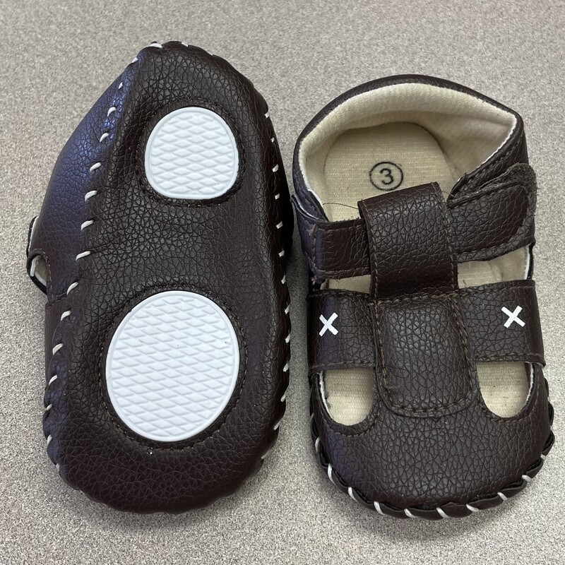 Brown Sandals, Brown, Size: 3T<br />
12-18M Approximately