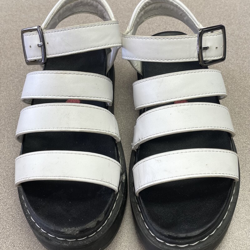 Steve Madden Sandals, White, Size: 13Y