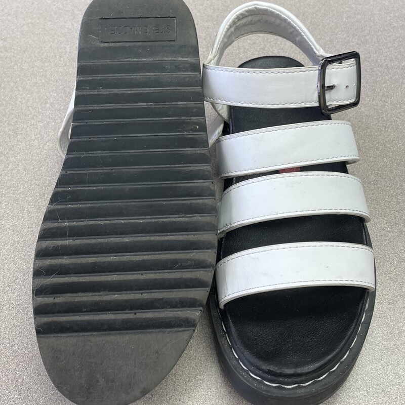 Steve Madden Sandals, White, Size: 13Y