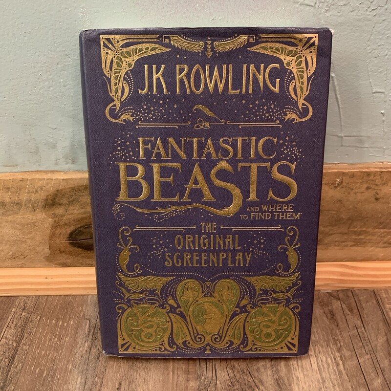 Fantastic Beasts Screenpl, Gold, Size: Book