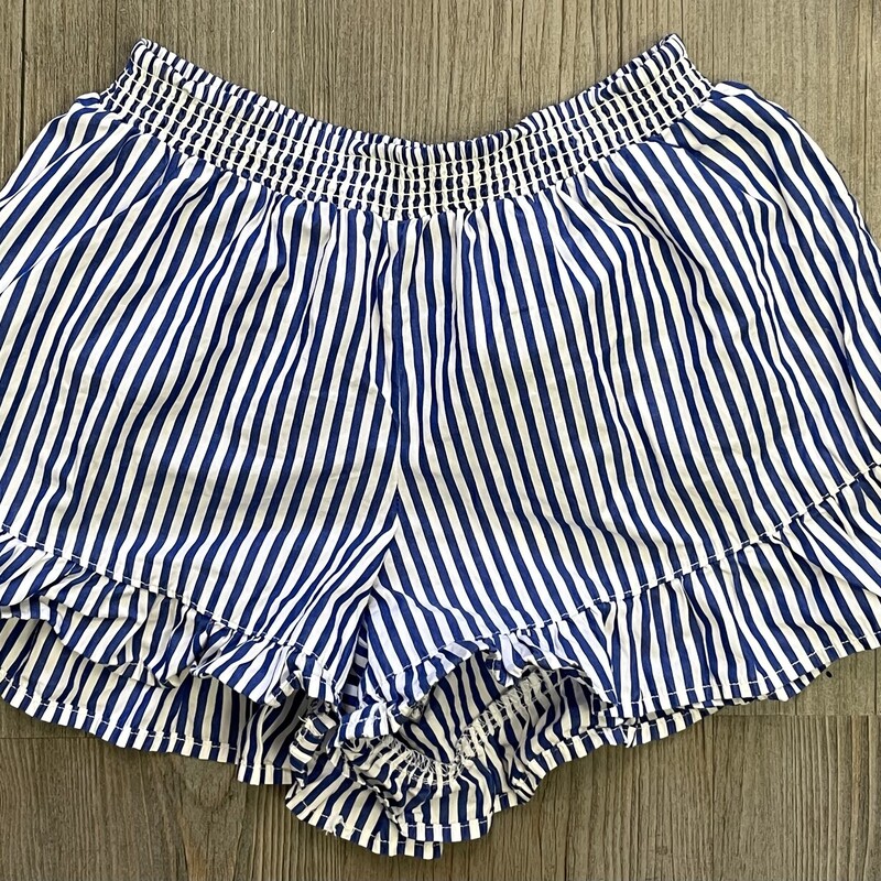 Polo Shorts, Blue, Size: 8Y