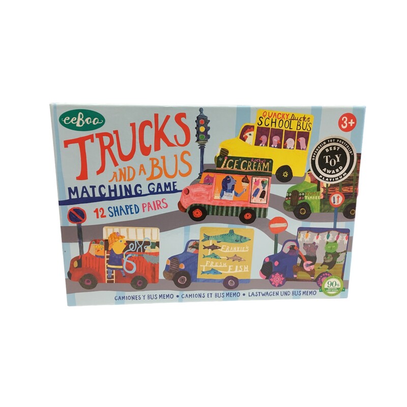 Trucks And A Bus Matching Game, Toys

Located at Pipsqueak Resale Boutique inside the Vancouver Mall or online at:

#resalerocks #pipsqueakresale #vancouverwa #portland #reusereducerecycle #fashiononabudget #chooseused #consignment #savemoney #shoplocal #weship #keepusopen #shoplocalonline #resale #resaleboutique #mommyandme #minime #fashion #reseller                                                                                                                                      All items are photographed prior to being steamed. Cross posted, items are located at #PipsqueakResaleBoutique, payments accepted: cash, paypal & credit cards. Any flaws will be described in the comments. More pictures available with link above. Local pick up available at the #VancouverMall, tax will be added (not included in price), shipping available (not included in price, *Clothing, shoes, books & DVDs for $6.99; please contact regarding shipment of toys or other larger items), item can be placed on hold with communication, message with any questions. Join Pipsqueak Resale - Online to see all the new items! Follow us on IG @pipsqueakresale & Thanks for looking! Due to the nature of consignment, any known flaws will be described; ALL SHIPPED SALES ARE FINAL. All items are currently located inside Pipsqueak Resale Boutique as a store front items purchased on location before items are prepared for shipment will be refunded.