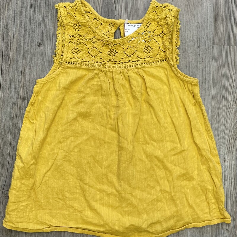 Old Navy Tank Top, Yellow, Size: 8Y