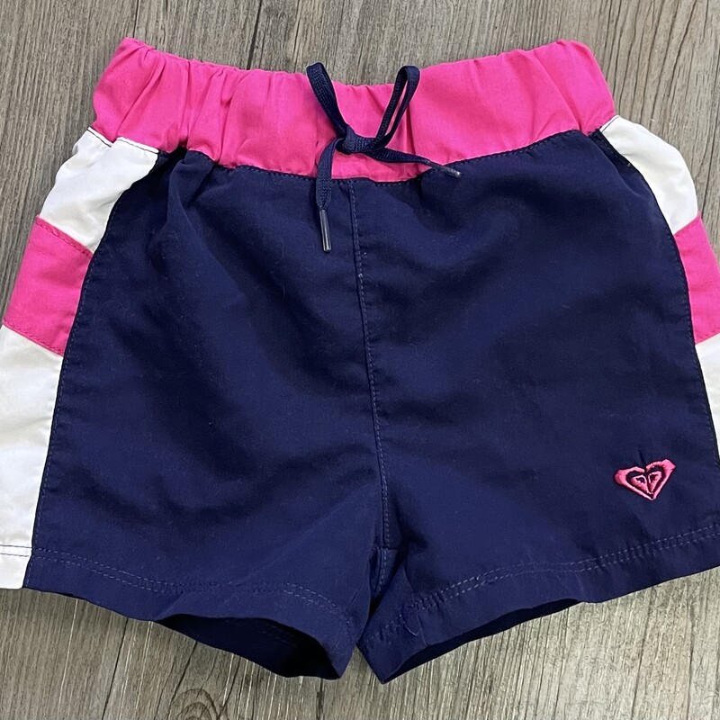 Roxy Swimming Shorts, Pink/blu, Size: 2Y
