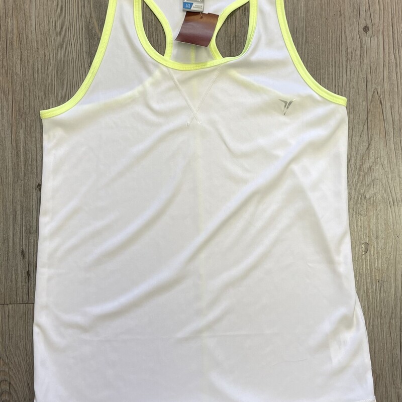 Old Navy Active Tank Top, White, Size: 10-12Y