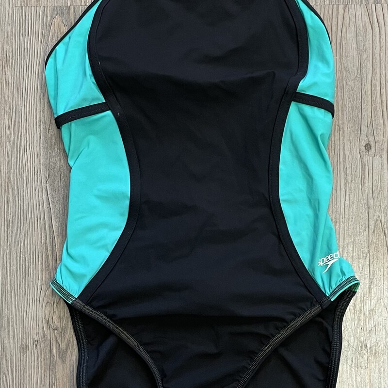 Speedo Bathing Suit, Green/bl, Size: 16Y Approximately
OriginalSize 6/32