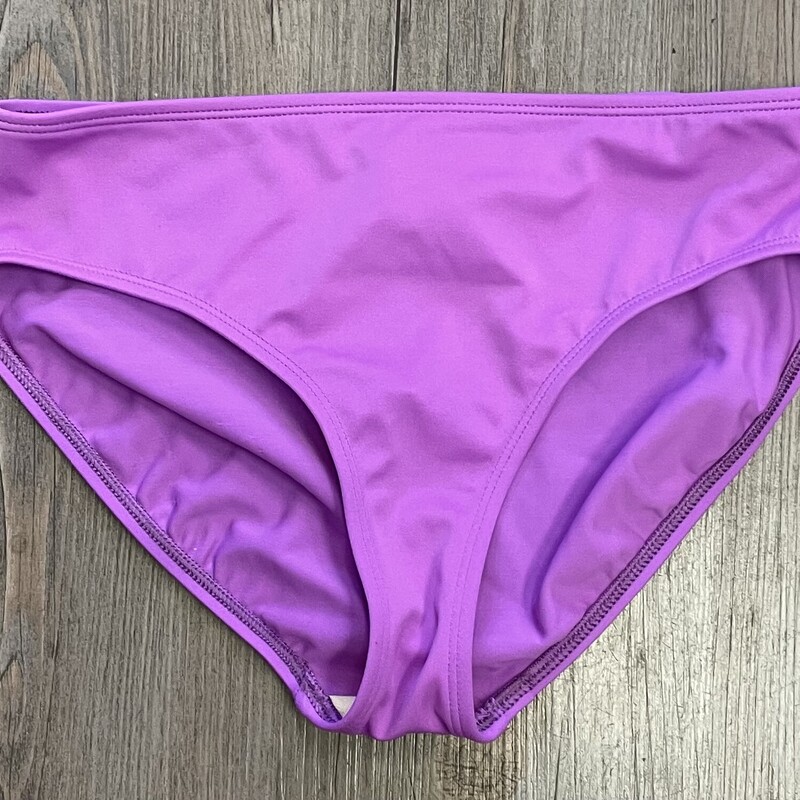Lands End Bikini Bottom, Purple, Size: 12Y