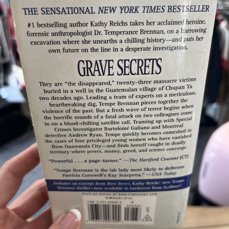 Grave Secrets Soft Cover Book
