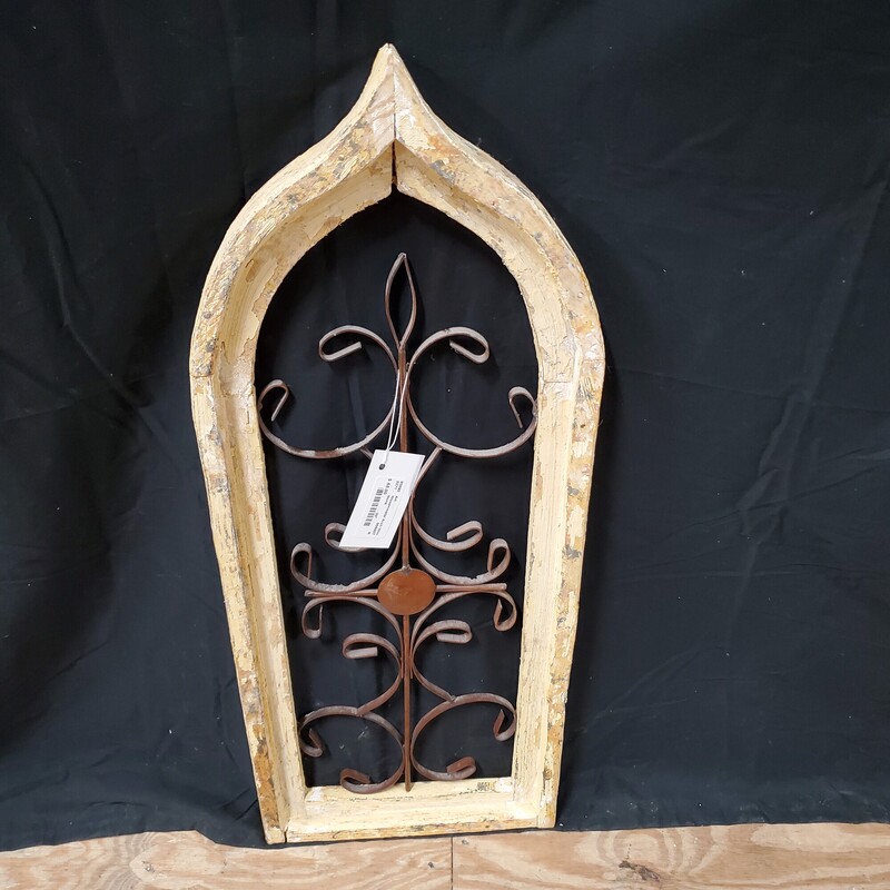Wood+metal Arch Window, Size: 30