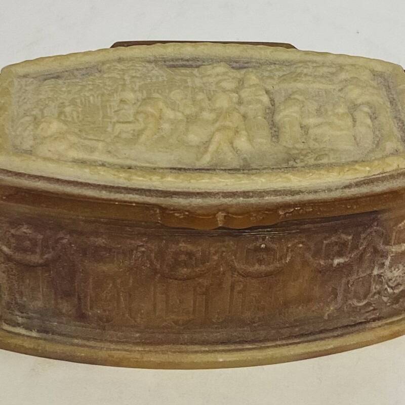 Carved Incolay Box