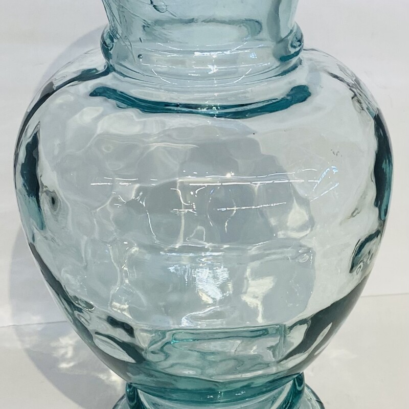 Thick Fluted Glass Vase