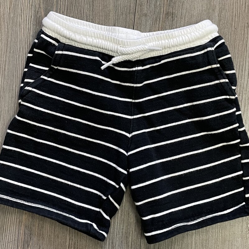Carters Shorts, Blk/whit, Size: 4Y