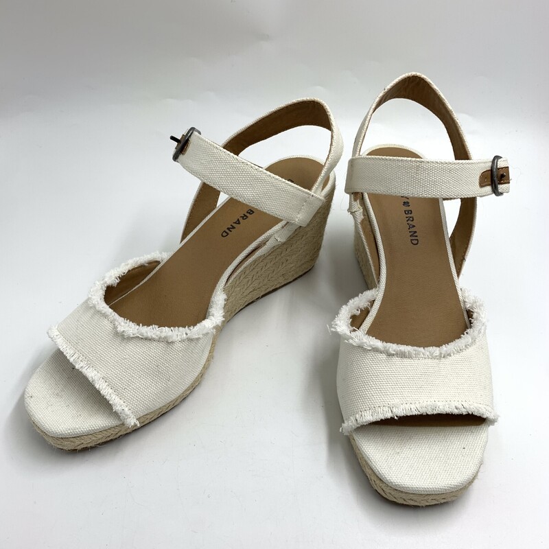 Lucky Brand S38.5, White, Size: 8.5