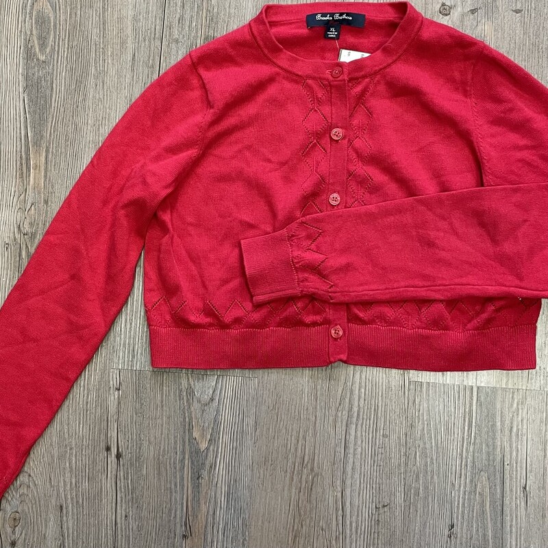 Brooks Brothers Cardigan, Red, Size: Youth