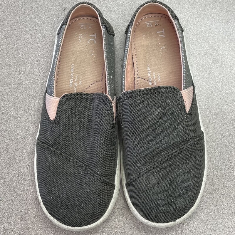 Toms Shoes, Grey, Size: 12Y