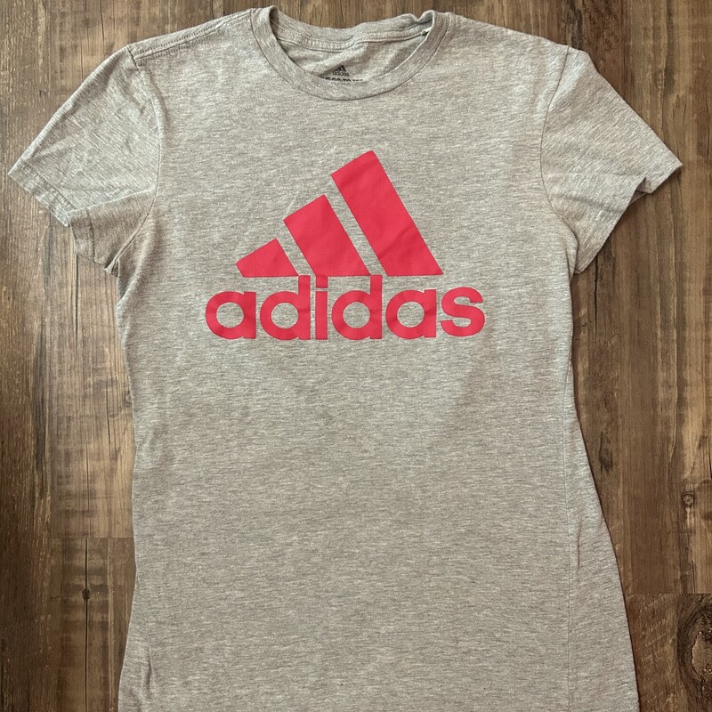 Adidas T-Shirt, Gray, Size: Youth S