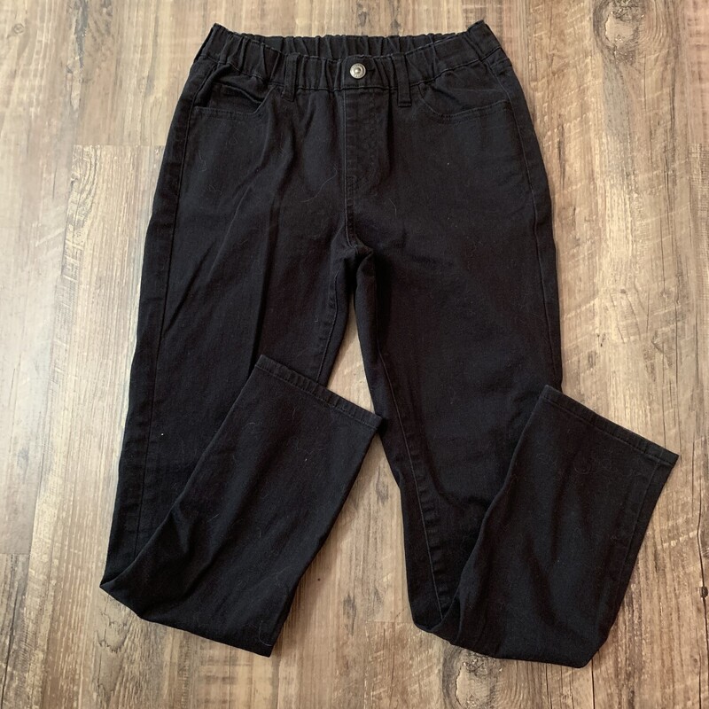 Uni Qlo Black Jeans, Black, Size: Youth M 9/10