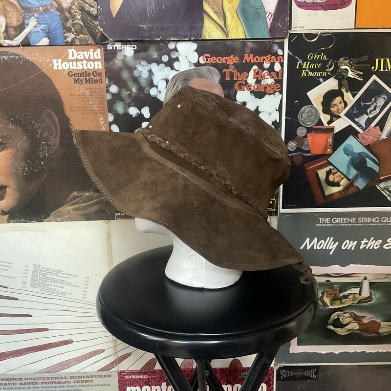 Floppy Hat, Brown, Size: Asst
