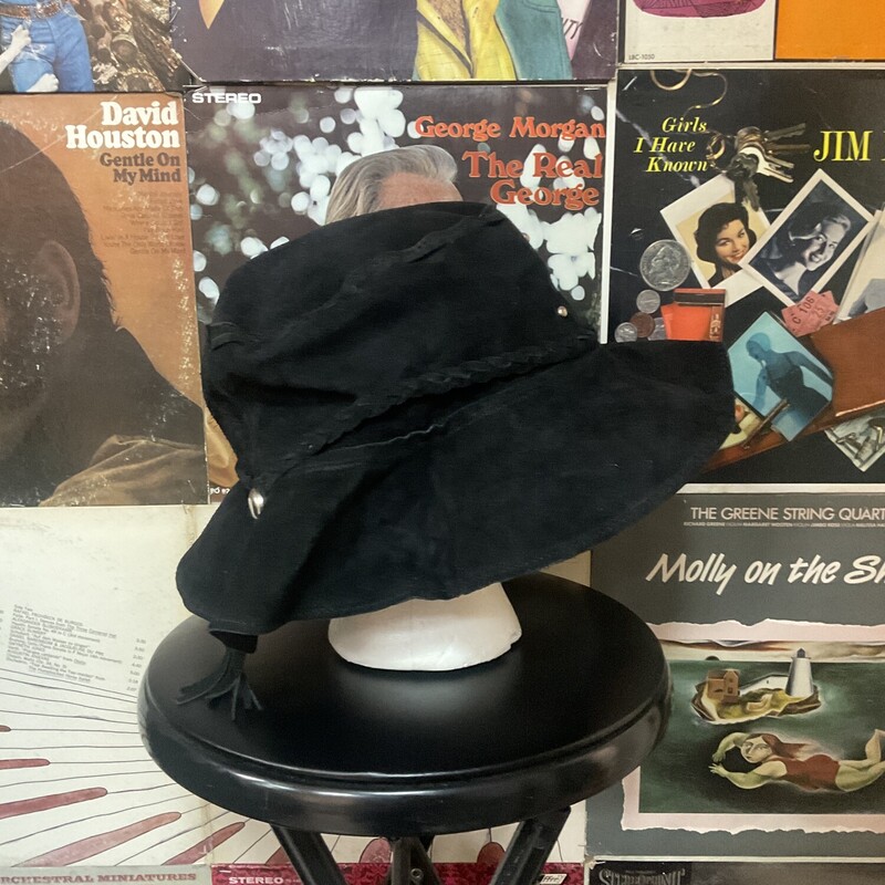 Floppy Hat, Black, Size: Asst