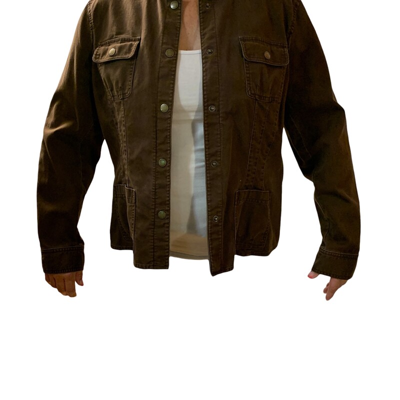 Jones New York Jacket, Brown, Size: XLarge